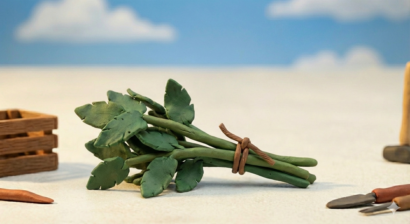 Claymation Horny Goat Weed plant